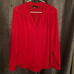 Elegant Red Blouse